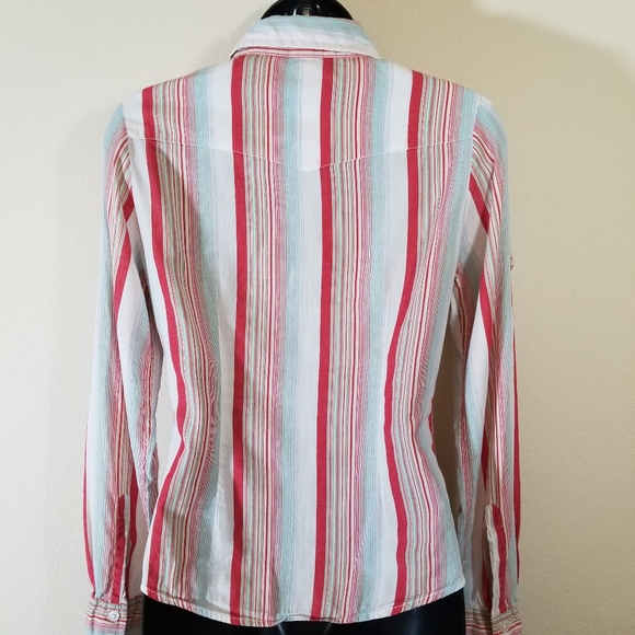 Fossil Western Plaid Shirt, S - Picture 5 of 13